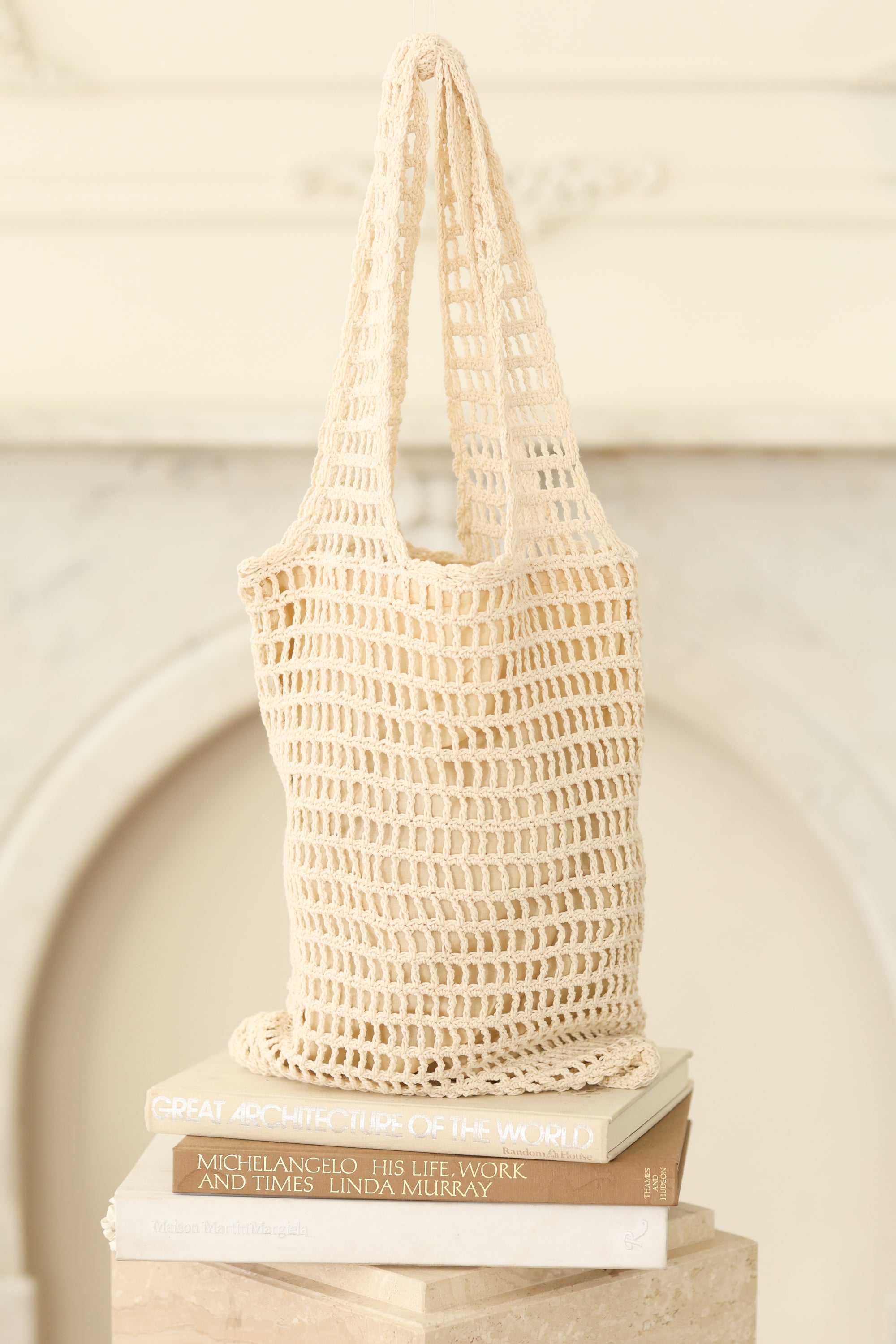 PROVENCE MARKET BAG-BLANC